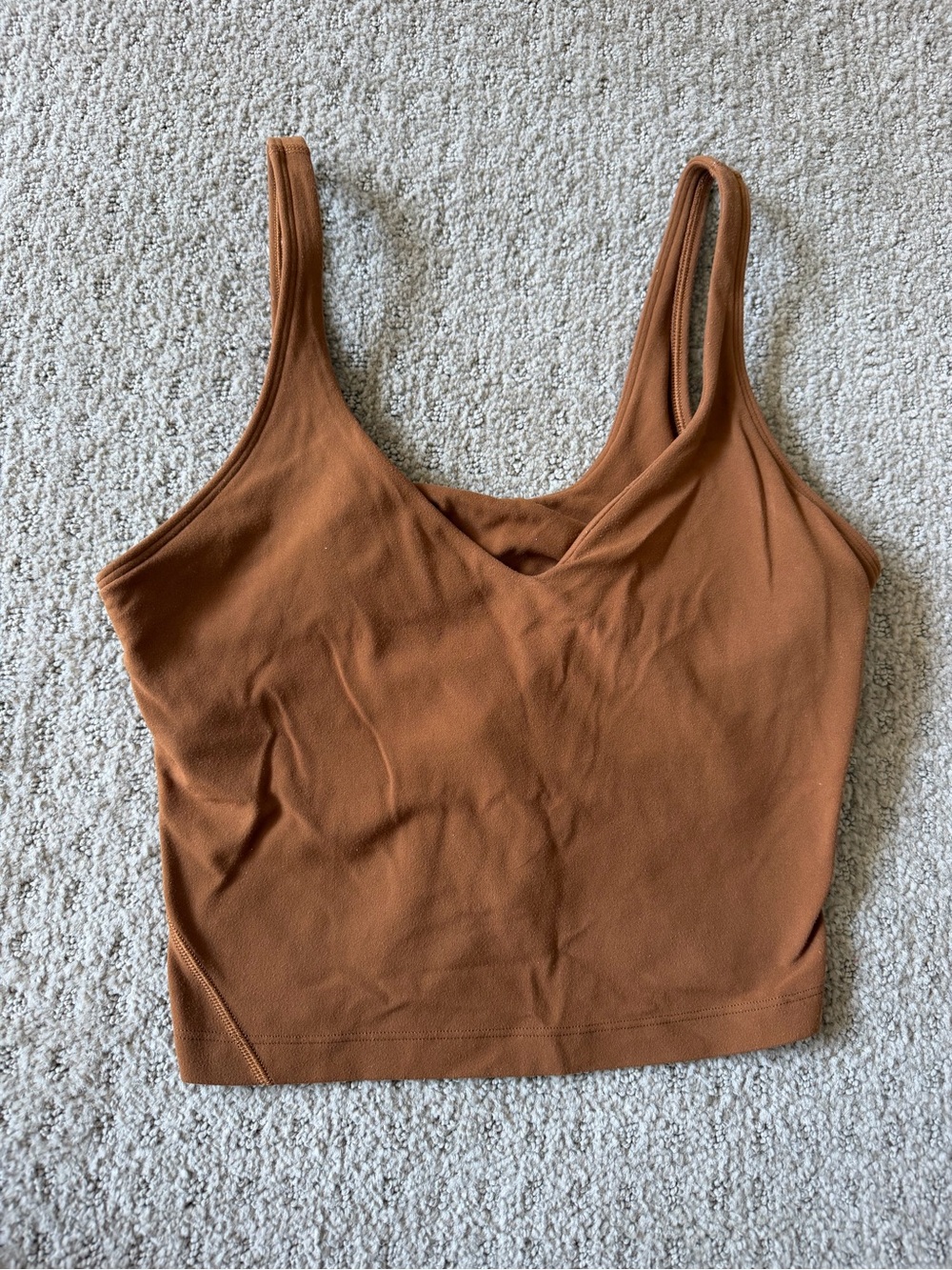 Lululemon Rust Brown Align Tanks Size 6
